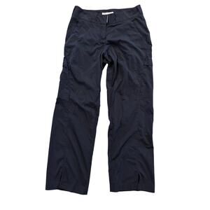 Exofficio Womens Performance Cargo Pants Size 4 (28x27) Black Straight Leg